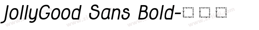JollyGood Sans Bold字体转换